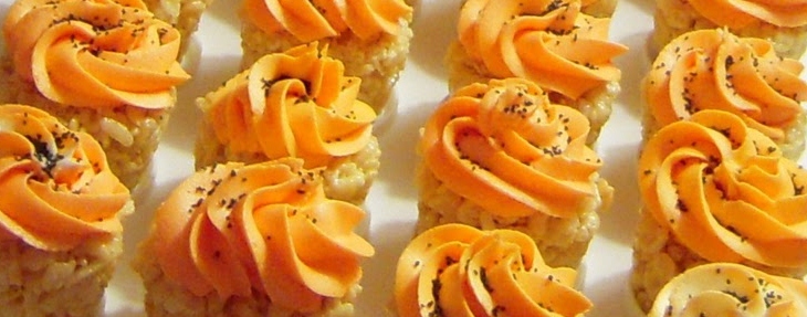 Toffee+rice+crispy+cakes