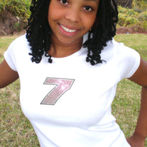 Pink #7-Ladies Tee