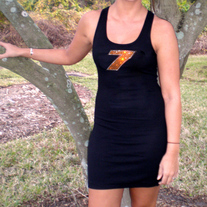 Orange #7-Tank Dress