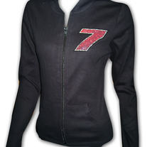 Pink #7-Lightweight Hoodie