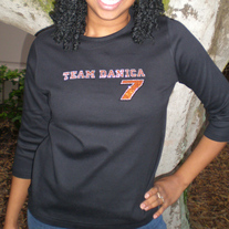 Team Danica-Ladies 3/4 Sleeve