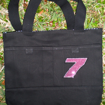 Pink #7-Tote Bag