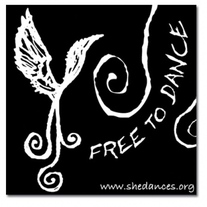 "Free to Dance" Sticker