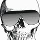 Shaded Skull - White - Tshirt - Thumbnail 3