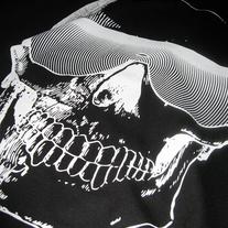 Shaded Skull - Black - Tshirt