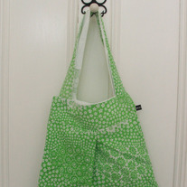 Bright green retro-inspired bag